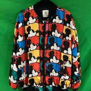 Vintage Mickey & Co Disney Honey Fashions Windbreaker Zip Up